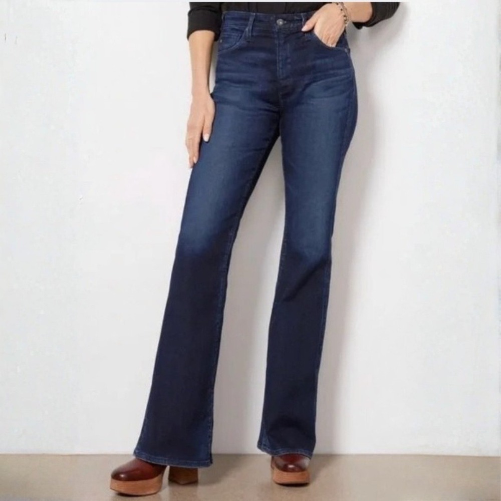 AG Jeans Farrah Boot Cut High Rise Dark‎ Wash Jeans 32 x32 Womens